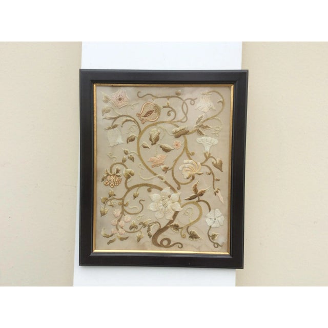 Antique Floral Needlework Art Chairish