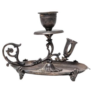 Antique Candleholder, Late 19th Century For Sale