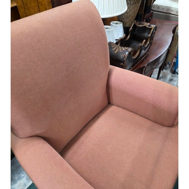 Baker Furniture Company Pair of Bill Sofield for Baker Furniture Contemporary Upholstered Armchairs For Sale - Image 4 of 11