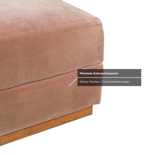 Sepia Fabric Three-Seater with Ottoman in Rose with Storage Compartment from Bolia, Set of 2 For Sale - Image 13 of 18