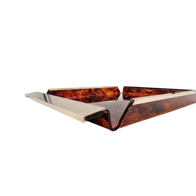 Vintage Hollywood Regency Style Tray, 1970s For Sale - Image 4 of 10