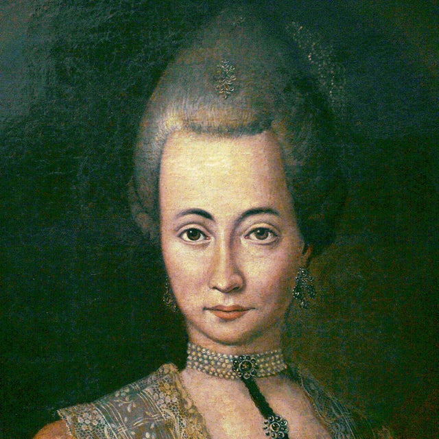 Rococo Princess Anna Victoria Maria de Rohan of Soubise, 1800s, Oil on Canvas, Framed For Sale - Image 3 of 6