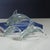 Transitional Marinella Decorative Gray Glass Dolphin, Medium For Sale - Image 3 of 7
