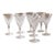 1940, Royal Leerdam "Contessa" Crystal Claret Glasses - Set of 8 For Sale