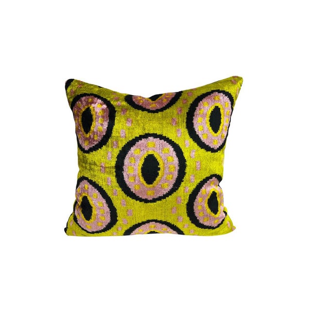Large Silk Cushion Cover with Eye Design, 2000s For Sale - Image 11 of 11