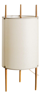 Early Mid-Century Cylinder No 9 Table Desk Lamp by Isamu Noguchi for Knoll USA, 1940s