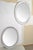 1980 Pair Decorative Oval Fluted Silver Sunburst Wall Mirrors Mid-Century Modern For Sale - Image 13 of 13
