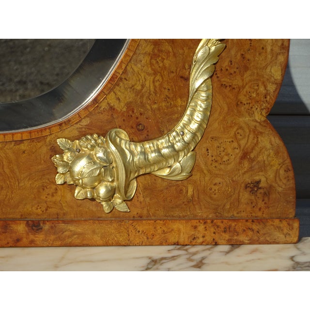 Louis XVI Style Buffet in Burr Walnut with Gilt Bronze Mounts, 1800s For Sale - Image 9 of 18