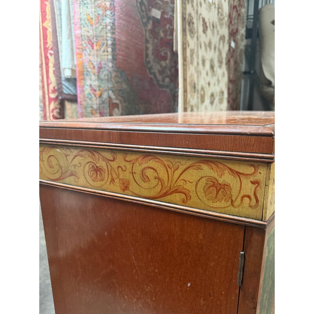 Early 20th-Century Antique Venetian Neoclassical Painted Vanity For Sale - Image 12 of 15