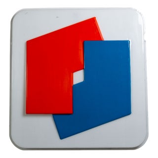 Elf Advertising Light Box Sign, 1967 For Sale