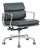 Eames for Herman Miller Gray Leather Office Chair 2000s For Sale