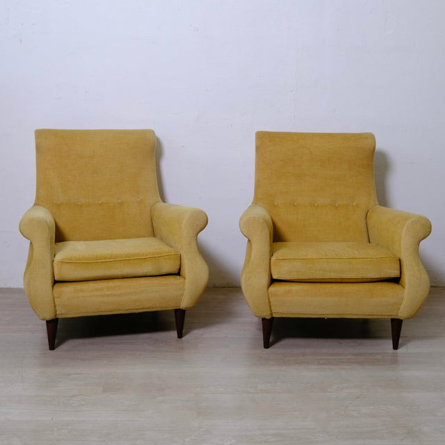 Vintage Italian Lounge Chairs, 1950s, Set of 2 For Sale - Image 13 of 18
