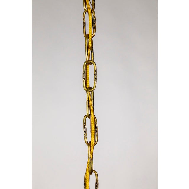 Mid 20th Century 7-Light Multi-Crystal Maria Theresa Chandelier For Sale - Image 10 of 13