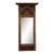 French Empire Giltwood and Black Painted Pier Mirror For Sale