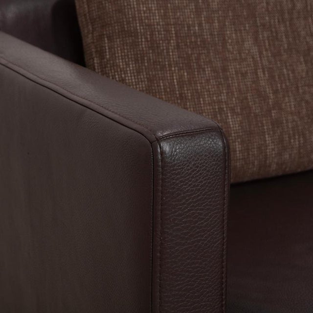 Model 6300 4-Seater Sofa in Brown Leather from Rolf Benz For Sale - Image 4 of 16
