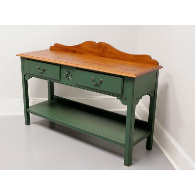 Ethan Allen Country Crossings Solid Maple Sideboard / Console Table