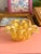 1950s Barovier & Toso Murano Yellow Spots Gold Flecks Italian Art Glass Flower Form Bowl For Sale - Image 16 of 16