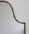 Mid-Century Italian Wall Mirror with Brass Frame and Beading, 1960s For Sale - Image 6 of 16