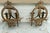 Gothic Monumental Pair of Antique New Orleans Hand-Forged Gilt Iron Spanish Revival Candle Sconces For Sale - Image 3 of 10