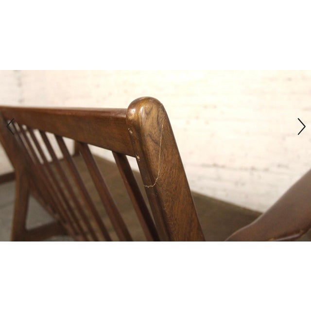 Mid-Century Three Seat Spindle Back Sofa For Sale - Image 9 of 13