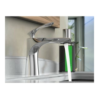 Chrome Bathroom Faucet Single Handle One Hole Bath Room Sink Lavatory Brass For Sale