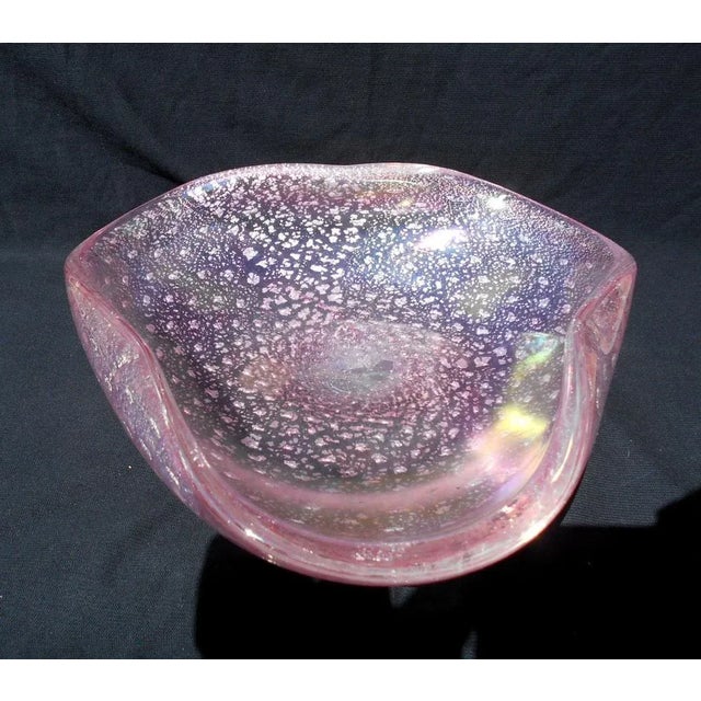 Large Murano Glass Ashtray attributed to Ercole Barovier for Barovier & Toso, 1950s For Sale - Image 6 of 12