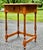 Small Vintage 1940’s Colonial Style Walnut Writing Table For Sale - Image 4 of 9