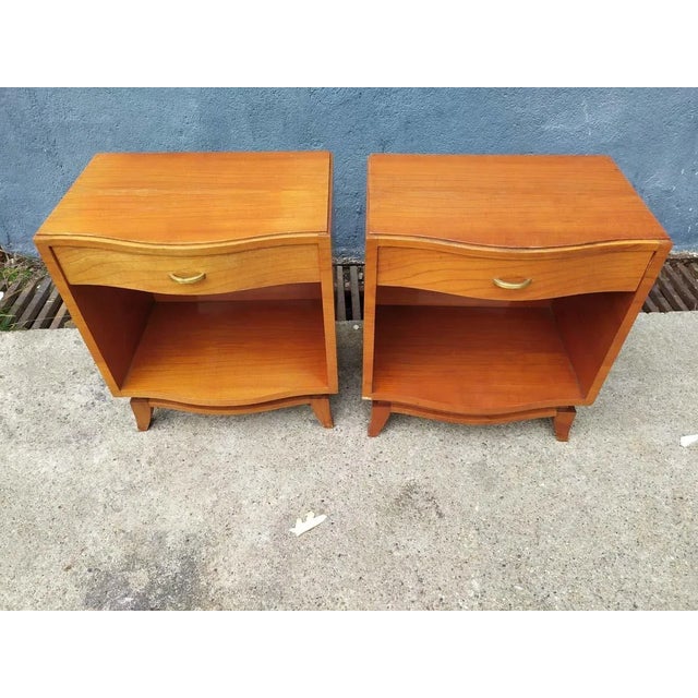 Nightstands, 1950s, Set of 2 For Sale - Image 11 of 17