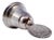 Silver Bell with Edge Borders and Coin-Shaped Handle For Sale