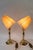 Small Art Deco Table Lamps with Fabric Shades, Vienna, Austria, 1920s, Set of 2 For Sale - Image 12 of 17