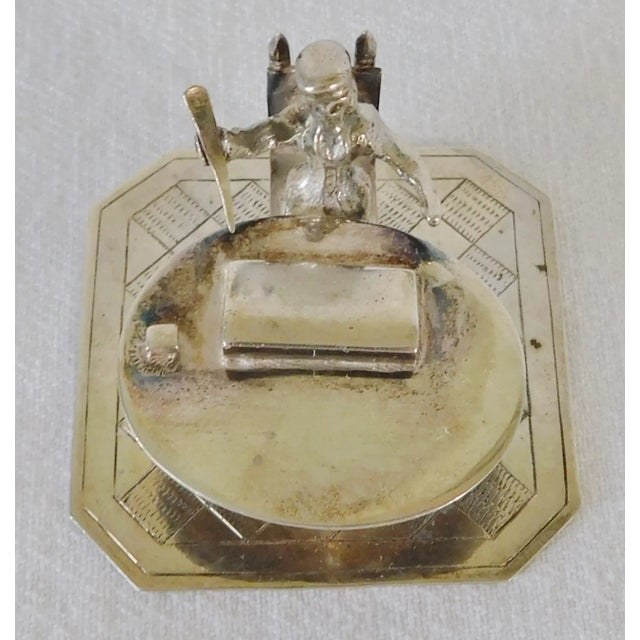 Antique Early 20th Century Sterling Silver Miniature Art Sculpture Dollhouse Figurine For Sale - Image 4 of 9