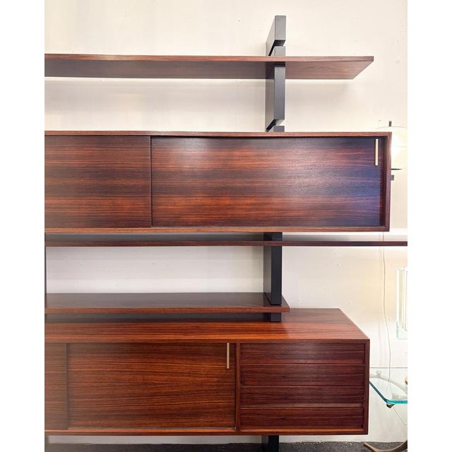 Wood Mid-Century Modern Extenso Wall Unit from Amma, Italy, 1970s For Sale - Image 7 of 10
