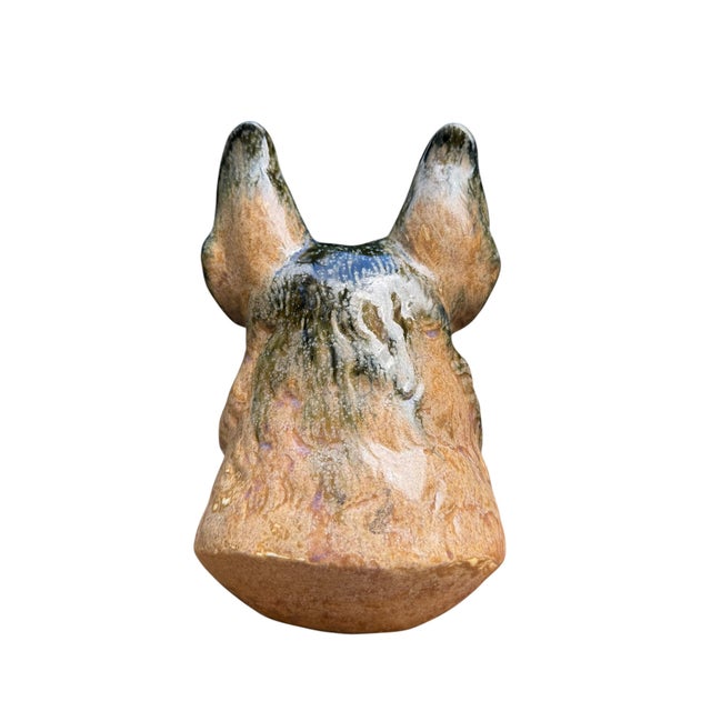 1970s Porcelain German Shephard Dog Bust by Zaphir, a Line by Lladro, Made in Spain, 1970s For Sale - Image 5 of 10