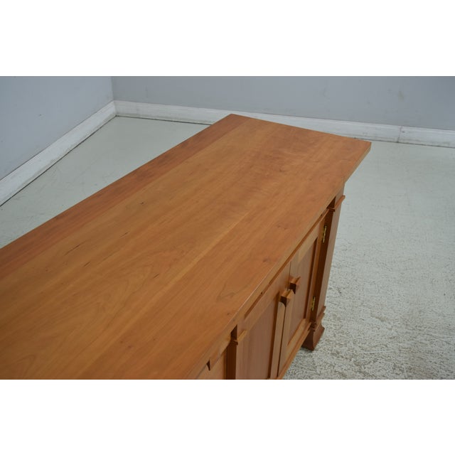 Brown Swartzendruber Studio Craftsmen Cherry Sideboard For Sale - Image 8 of 12