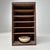 Brown Antique Wooden Storage Box, 1869 For Sale - Image 8 of 14