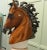 Italian Life Size Handmade Ceramic Horse Head, 1940s For Sale - Image 3 of 8