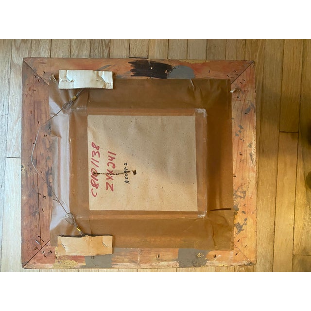 Late 20th Century 20th Century Rabbit Painting Signed Henry Carlson, Framed For Sale - Image 5 of 6