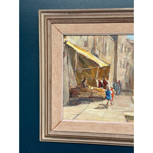 Mid-Century Modern Knut Norman, Venice, 1950s, Oil on Panel, Framed For Sale - Image 3 of 11