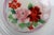 Metal Large Vintage Bumper Harvest Floral / Rose Motif EnamelwareTray For Sale - Image 7 of 13