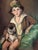 A quietly captivating original oil painting, signed and dated 1966 by the artist Gayl Ware, presented in its original...