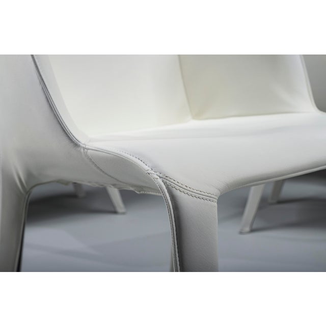 Gio Dining Chairs in Ecru Leather by Walter Knoll, Germany, 2000s, Set of 8 For Sale - Image 18 of 18