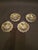 This is a set of charming shell shaped Cartier sterling dishes. These could be used at a place setting with nuts or as...