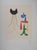 Joan Miró, Surrealist Couple, Signed Lithograph For Sale