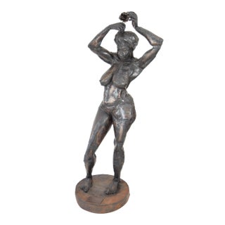 Life-Sized Brutalist Sculpture Entiteled "Lydia' by Ray Miles For Sale