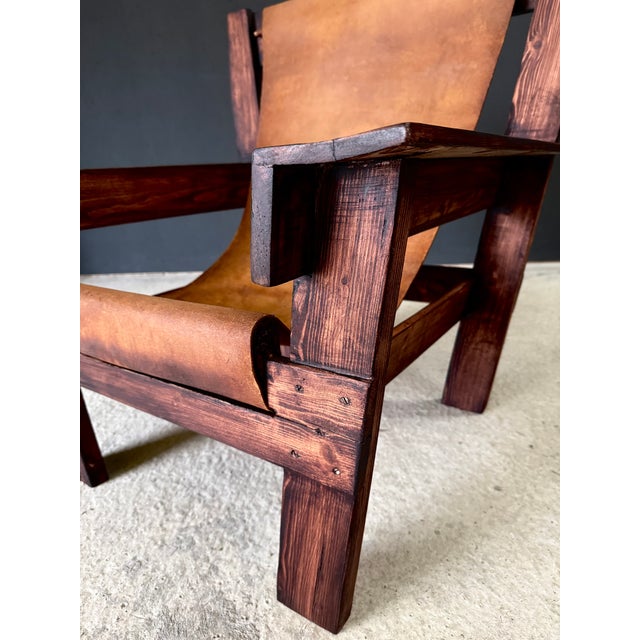 Mid-Century Handcrafted Beach Sling Lounge Chair, Netherlands, 1960s For Sale - Image 10 of 18