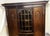 Black Monumental Study Bookcase with Beveled Crystal Glass Panes, Germany, 1910 For Sale - Image 8 of 18