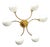 Mid-Century Modern Brass Ceiling Light, Germany, 1970s For Sale