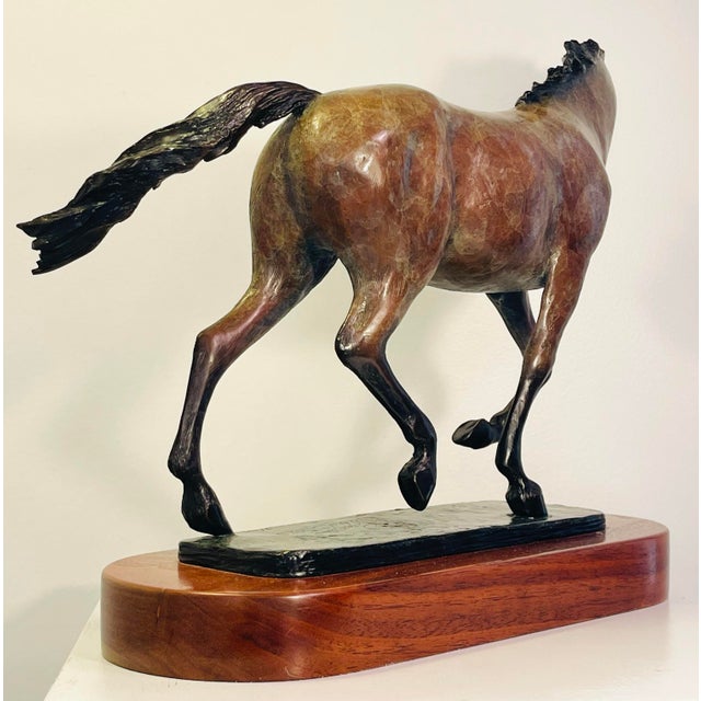 2000 - 2009 Bronze Horse Sculpture Equine Art Statue “Free Spirit” Limited Edition For Sale - Image 5 of 9