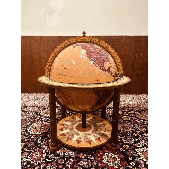 Italian Zoffoli Aries Floor Globe Bar For Sale - Image 18 of 18
