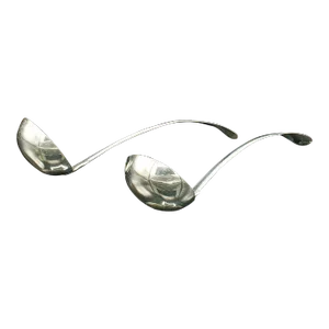 1830s Pair of Small Antique William IV Scottish Toddy Ladles
